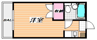 メゾン・ドモ 間取り図