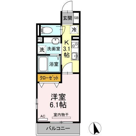 たか表参道   203号室 間取り