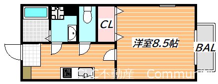 アムールPur（ピュール） 間取り