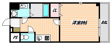 アンプルールフェールLien.K.M 間取り