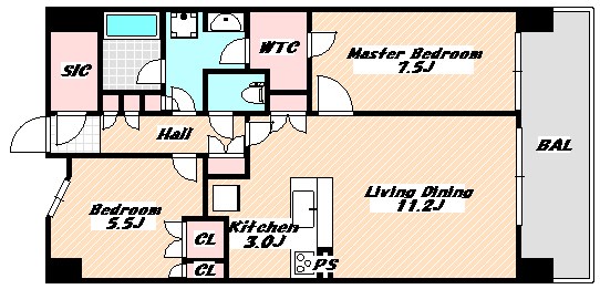 ロイヤルパークス船橋 間取り図