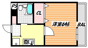 パークテラス堀江 間取り図