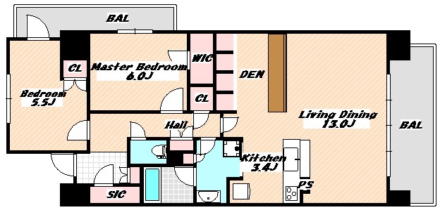 ロイヤルパークス船橋 間取り図