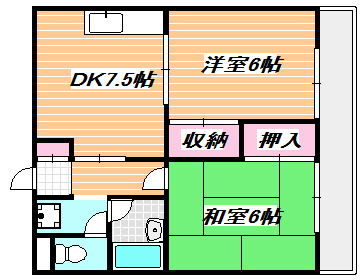 新潮通り一番館 間取り図
