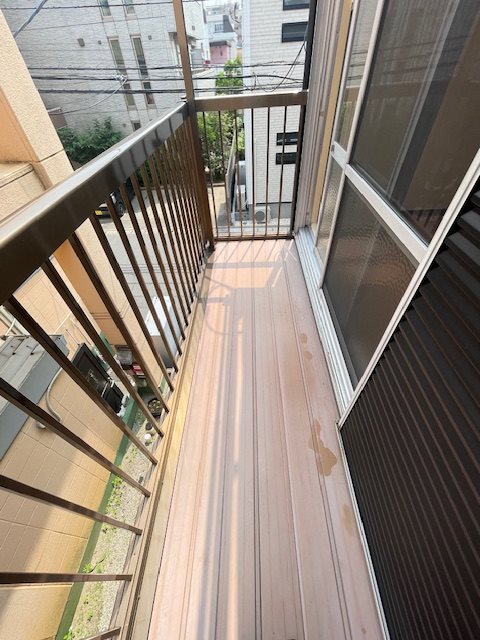シャトー末広B ベランダ