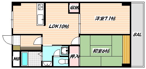 千葉県船橋市二子町 間取り