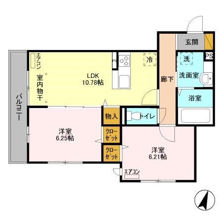 フェリシータ 間取り図