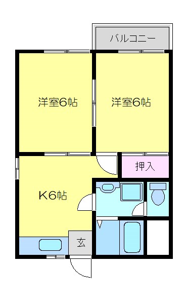 ＪＭテラスⅡ 101号室 間取り