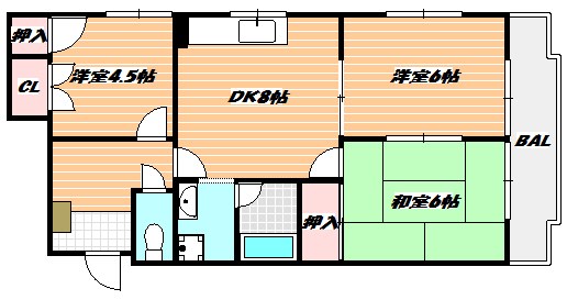 メゾン本行徳 間取り