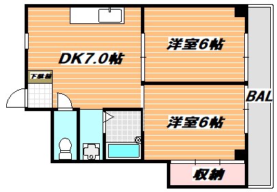 クイーンハイツ 間取り図