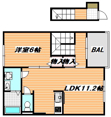 Lis　Blanc(リスブラン)浦安舞浜 間取り図