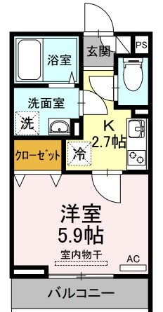 Park　K  105号室 間取り