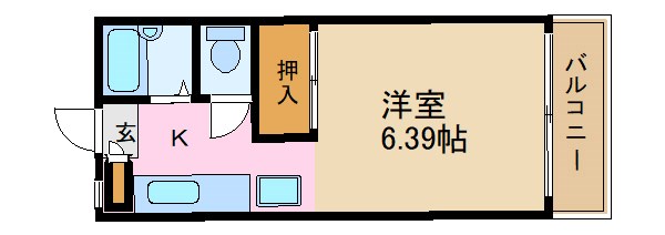 コンフォール北台 間取り図