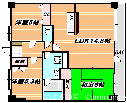 エル・モビック 間取り図