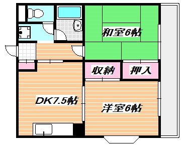 新潮通り一番館 間取り図