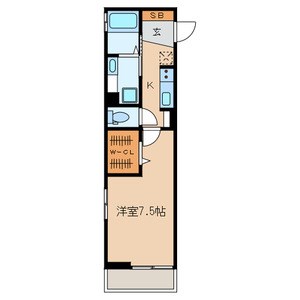 Ｃane rosso 間取り図