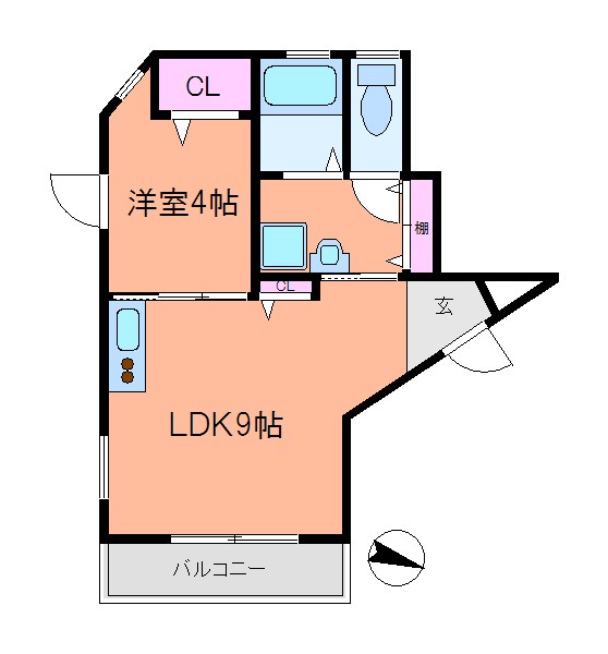 メゾン第13むさし  間取り