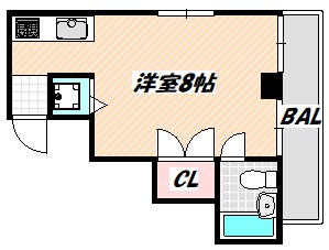 グランベール2号館 間取り図