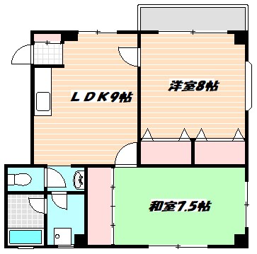 サンライズトミヤマ 間取り図