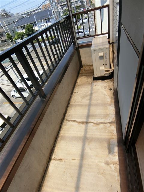 サンライズトミヤマ ベランダ