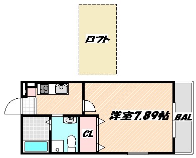 ロワール行徳Ⅴ 間取り図