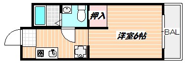 モア4 426号室 間取り