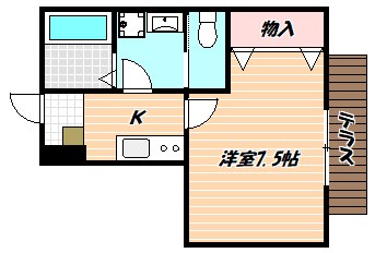 メゾンテラツ  間取り