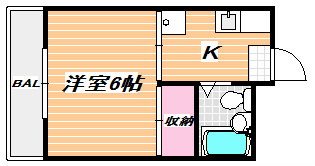 シティーハイツ 間取り図