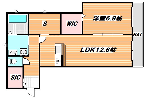 パステル・リオン 間取り図