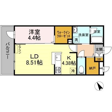 ショコラ 間取り図