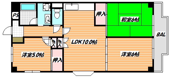 エステートシンサダ 間取り図