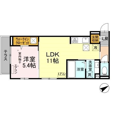 スプライトレジデンス富士見 間取り図