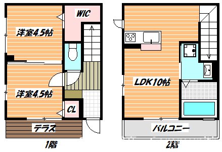 Gloire ete six舞浜(グロワールエテシス)  間取り図