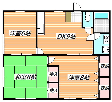 ニューメゾンⅡ 間取り図