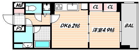 T・O BLDG 1st 間取り図