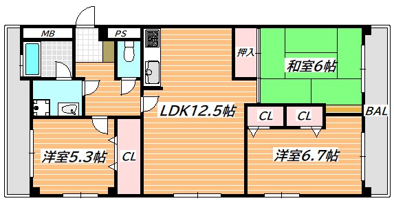 ケイエル市川 間取り
