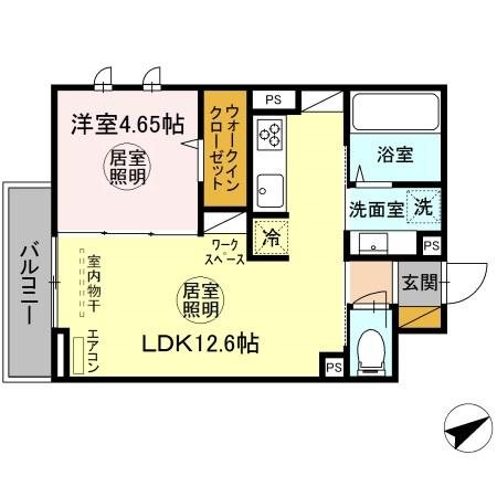 ディオブレス 間取り図