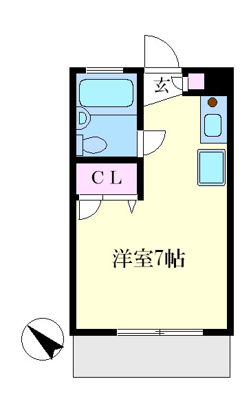 ヴィラ元木 間取り