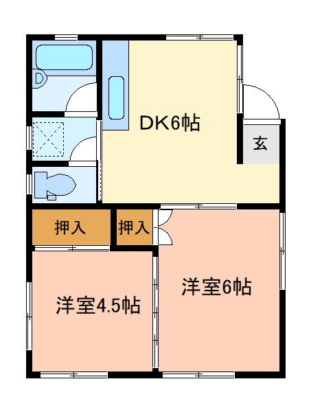 橋本コーポ 間取り