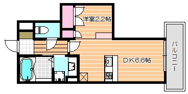 ラ・ソレイユ瑠璃 間取り図