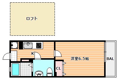 バズ新浦安 間取り図
