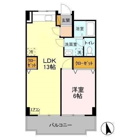メゾンラフォーレ 間取り図