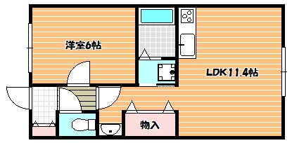 ヴィラ・アムール 間取り図