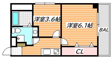 ハイム・るぽぜ 間取り図