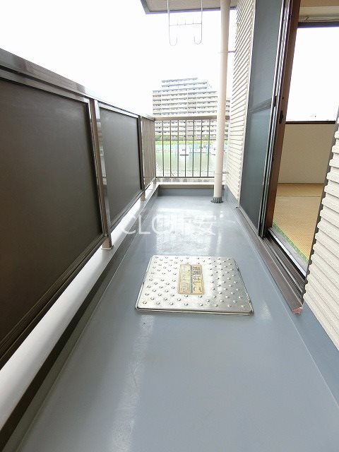 リバーサイド蘭  ベランダ