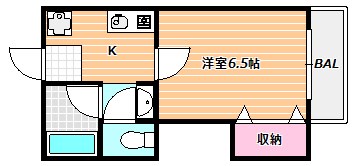 バンボーハイツ2号館 間取り