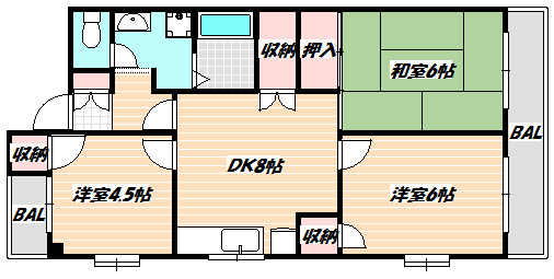 サンビーム行徳 間取り図