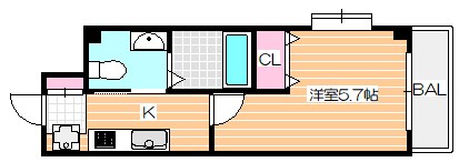 アクア入船 間取り図