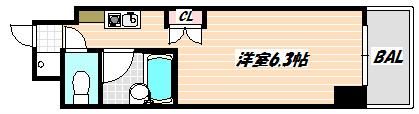 カスタリア西船橋  間取り図