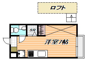 フローラ１ 間取り図